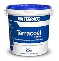 Декоративная штукатурка Terraco TERRACOAT Silicone XL на силиконовой основе с текстурой типа «короед» 2,5 mm, База NP, 25 кг ведро